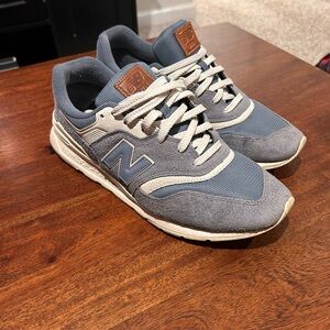 New Balance 997H Men's Blue and Beige Sneakers